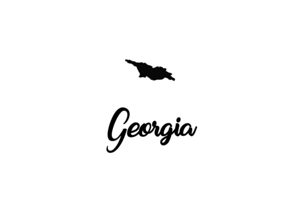 Страновая иллюстрация Грузии — стоковый вектор