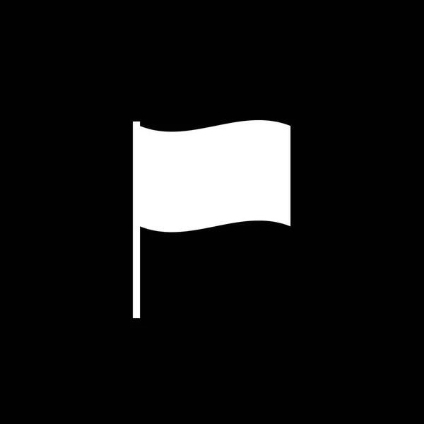 Иллюстрированная икона на заднем плане - размахивание флагом — стоковый вектор