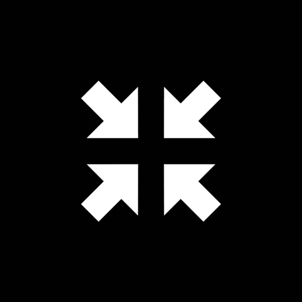 Ikona ilustrowana izolowana na tle — Zmniejsz — Wektor stockowy