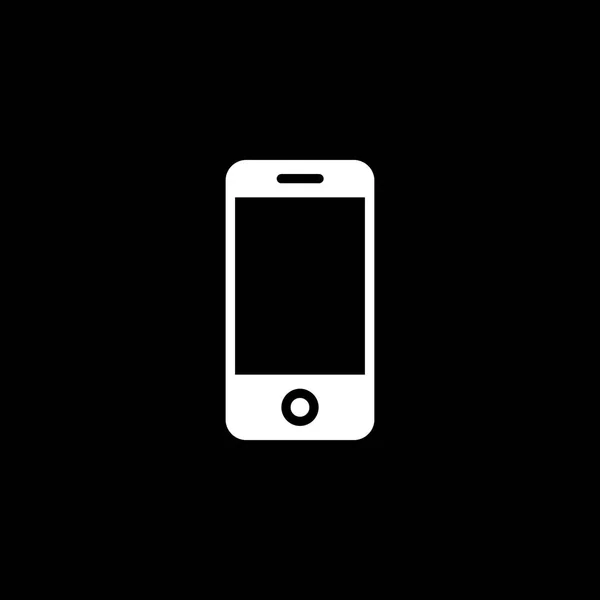 Icona illustrata isolato su uno sfondo - Cellulare — Vettoriale Stock