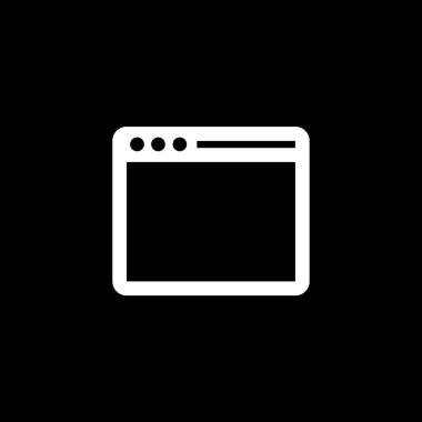 Resimli Simge Arka Planda İzole - Tarayıcı