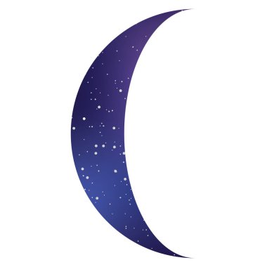 Resimli Simge Arka Planda İzole - Waning Gibbous Moon-