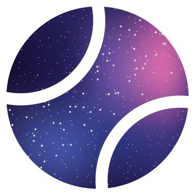 Resimli Simge Arka Planda İzole - Tenis Topu