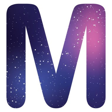 Resimli Simge Arka Planda İzole - M