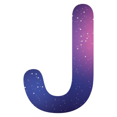 Resimli Simge Arka Planda İzole - J