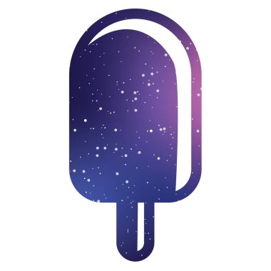 Resimli Simge Arka Planda İzole - Ice Lolly