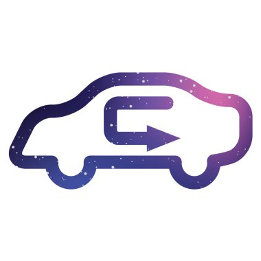 Resimli Simge Arka Planda İzole - Sirküle Hava