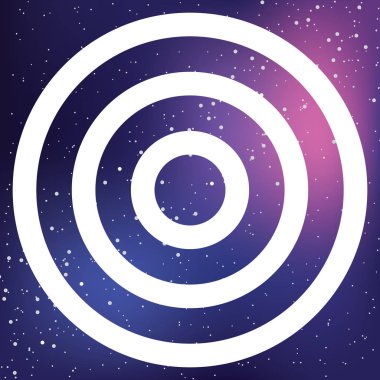 Resimli Simge Arka Planda İzole - Hedef