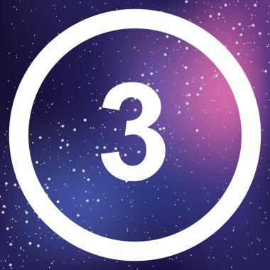 Resimli Simge Arka Planda Yalıtılmış - Daire 3 Anahat