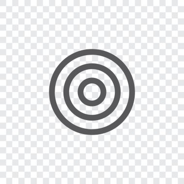 Resimli Simge Arka Planda İzole - Hedef