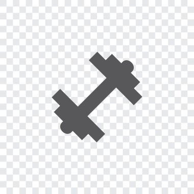 Resimli Simge Arka Planda İzole - Halter