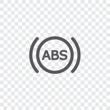 Resimli Simge Arka Planda İzole - Abs Işık