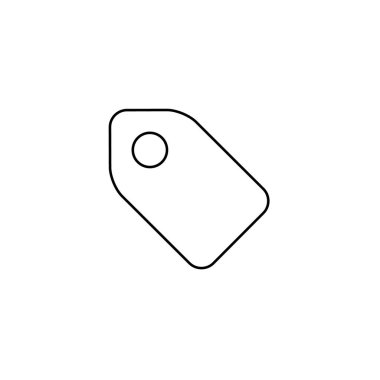 Resimli Simge Arka Planda İzole - Etiket