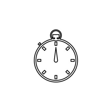 Resimli Simge Arka Planda İzole - Kronometre