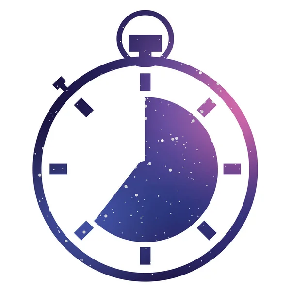 Geïllustreerde icoon geïsoleerd op een achtergrond-stopwatch 5 eighths — Stockvector
