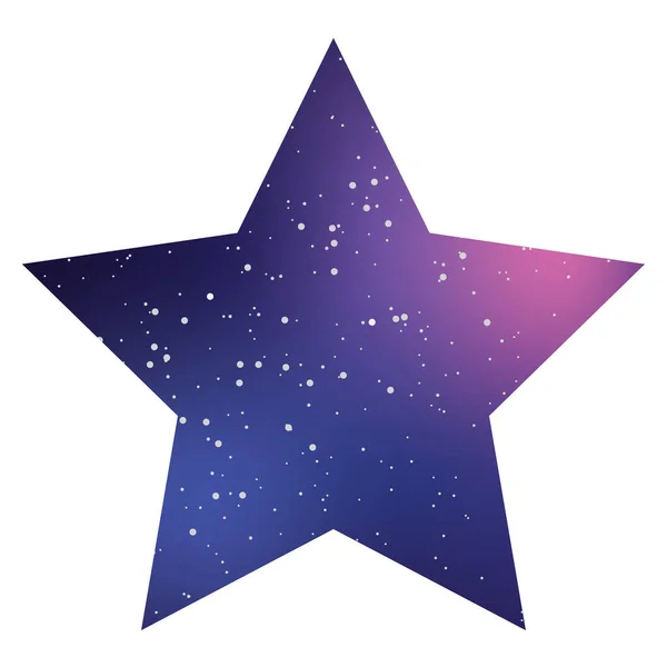 Ilustrowana ikona izolowane na tle-5 gwiazda gwiazdy — Wektor stockowy