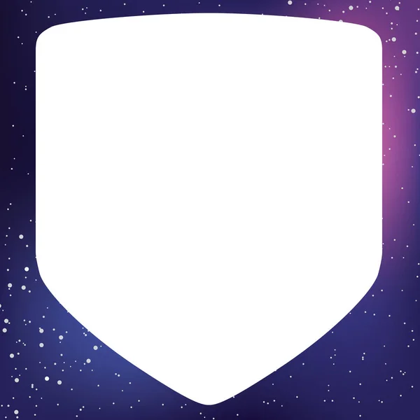 Geïllustreerd icoon geïsoleerd op een achtergrond-Shield — Stockvector