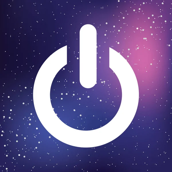 Illusztrált ikon izolált a background-Power — Stock Vector