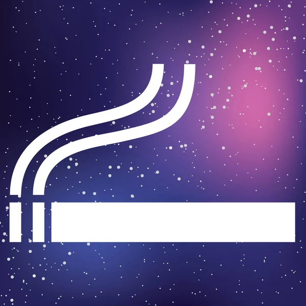 Illustrerad ikon isolerad på en bakgrund-cigarett — Stock vektor