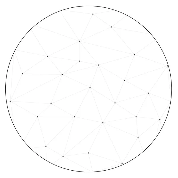 Icône illustrée isolée sur un fond - Pleine lune — Image vectorielle