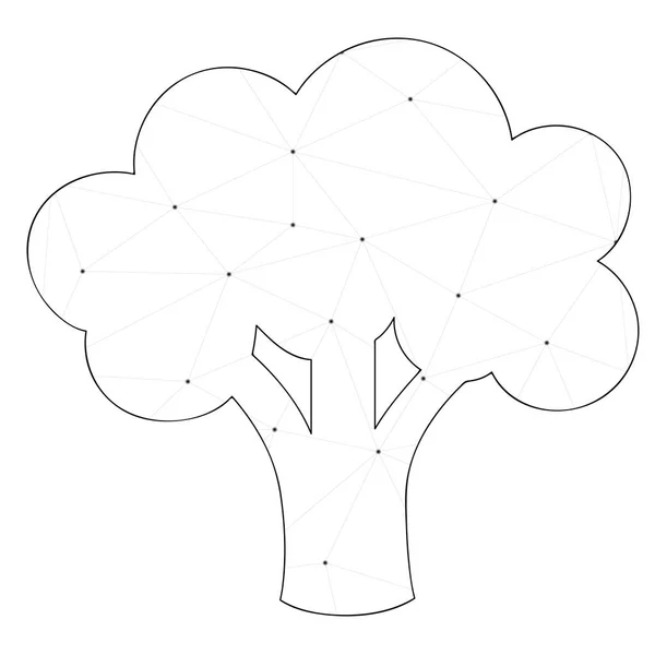背景上隔离的插图图标 - 芹菜 — 图库矢量图片
