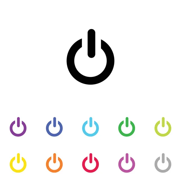 Illustrerad ikon i en matris med färger på en vit bakgrund - — Stock vektor