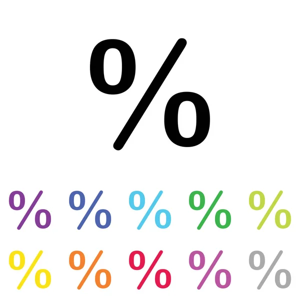 Ícone ilustrado em uma variedade de cores em um fundo branco  - —  Vetores de Stock