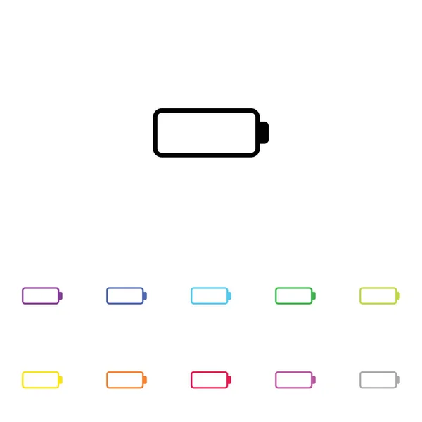 Icône illustrée dans une gamme de couleurs sur fond blanc  - — Image vectorielle