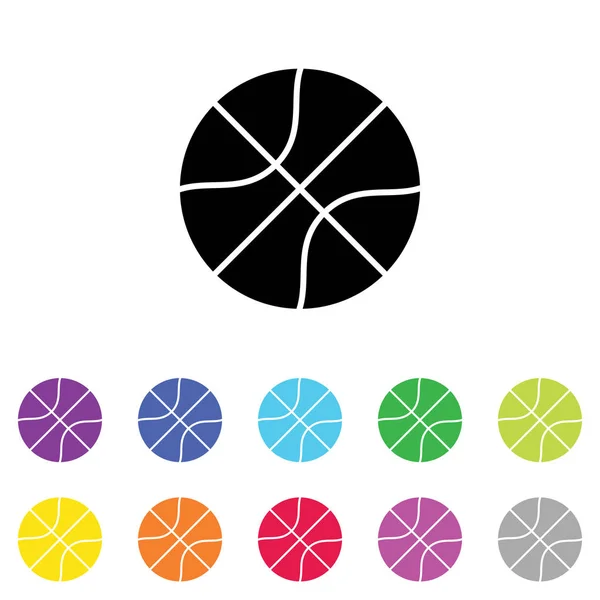Icona illustrata in una serie di colori su sfondo bianco  - — Vettoriale Stock