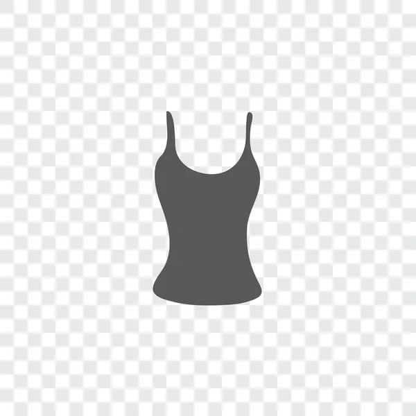 Ícone Ilustrado Isolado em Fundo - Vest Top —  Vetores de Stock