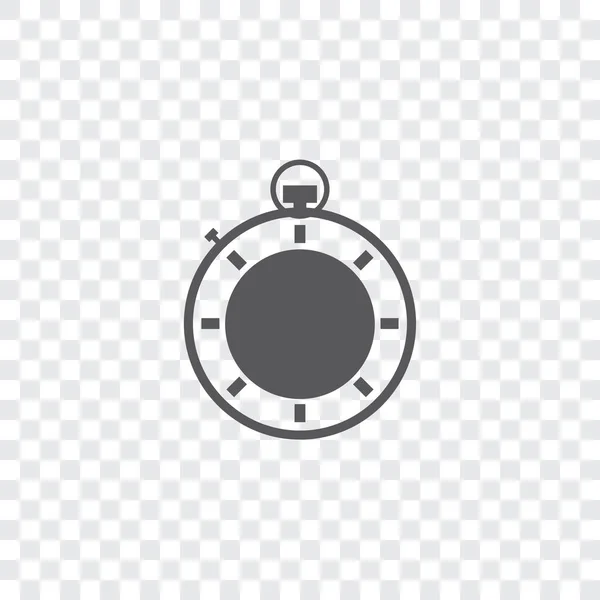 Illustrated Icon Isolated on a Background - Stopwatch Complete — Stock Vector