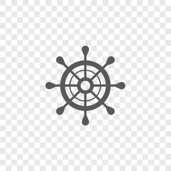 Illustrated Icon Isolated on a Background - Ship Wheel — Stock Vector