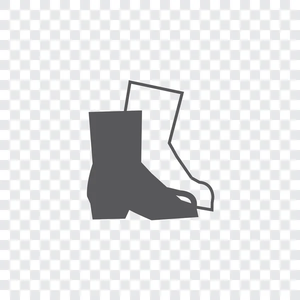 Illustrated Icon Isolated on a Background - Safety Boots — Stock Vector