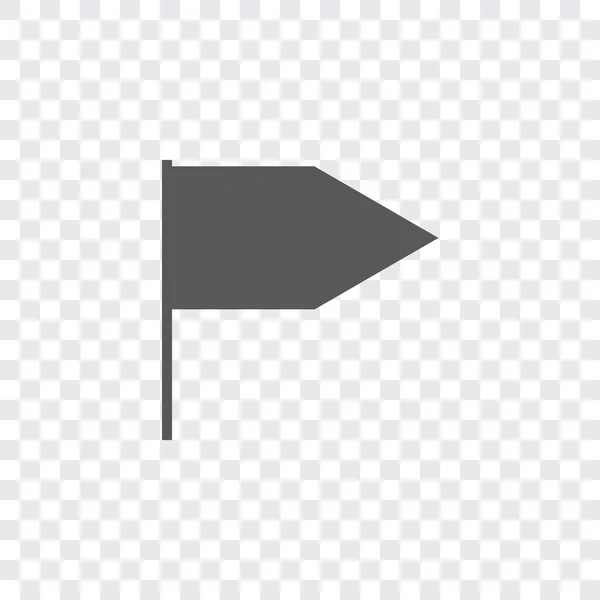 Ícone Ilustrado Isolado em Fundo - Triângulo Retangular — Vetor de Stock