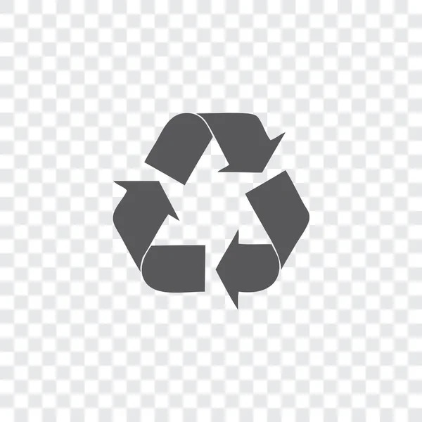 Ícone ilustrado isolado em um fundo - Reciclagem —  Vetores de Stock