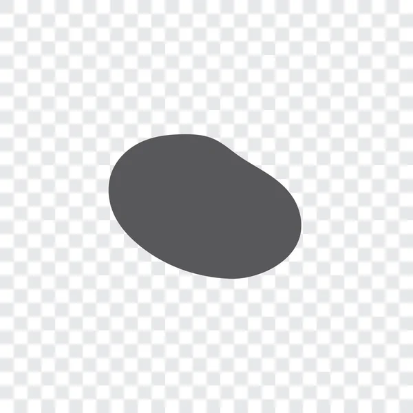Icono ilustrado aislado sobre un fondo - Patata — Vector de stock