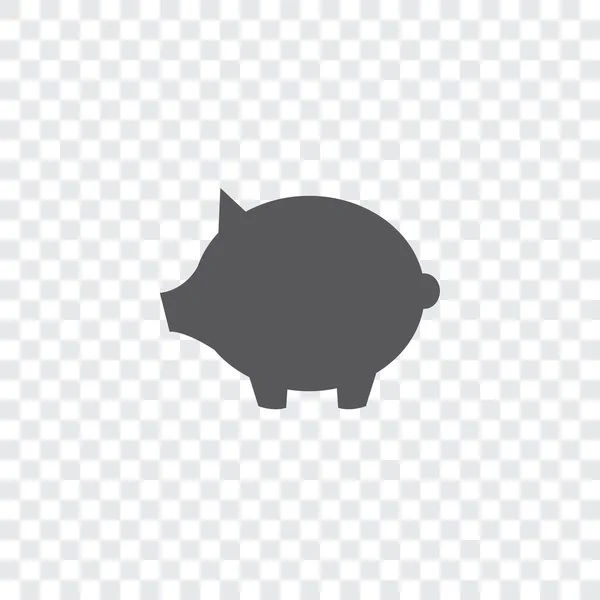 Geïllustreerd icoon geïsoleerd op een achtergrond-varken — Stockvector