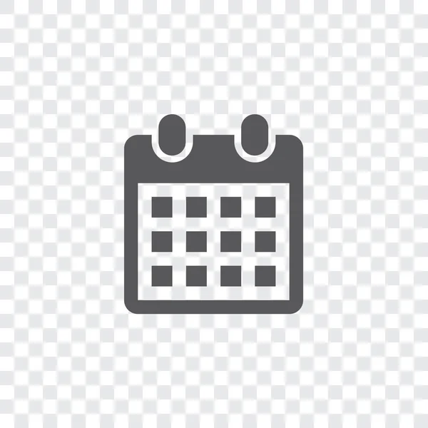 Icono ilustrado aislado en un fondo - Calendario mensual — Vector de stock