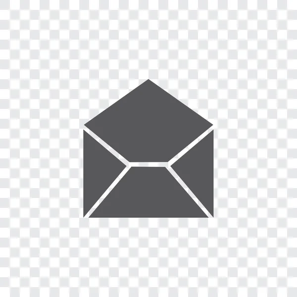 Geïllustreerd pictogram geïsoleerd op een achtergrond-mail Read — Stockvector