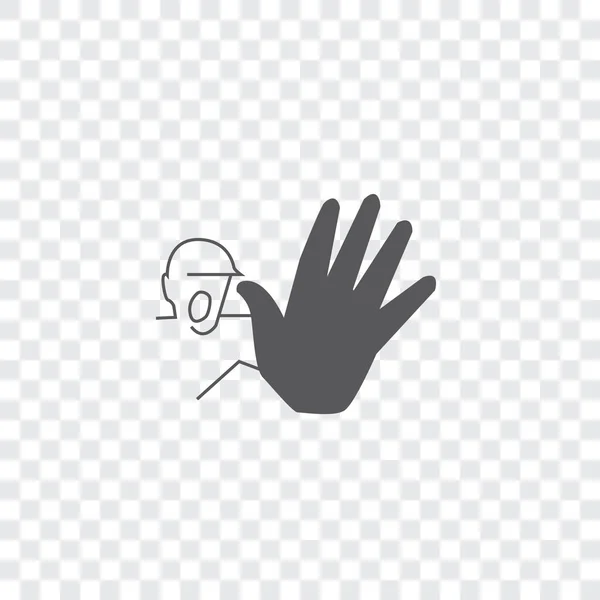 Illustrated Icon Isolated on a Background - High Five — Stock Vector