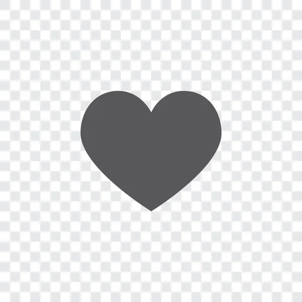 Icono ilustrado aislado sobre un fondo - Corazón — Vector de stock