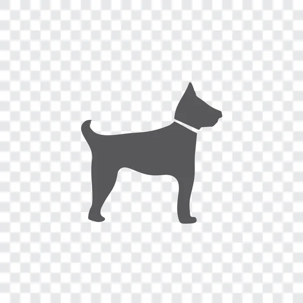 Icono ilustrado aislado sobre un fondo - perro guardián — Archivo Imágenes Vectoriales