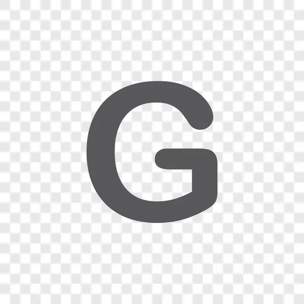 Ілюстрована ікона ізольована на тлі - G — стоковий вектор