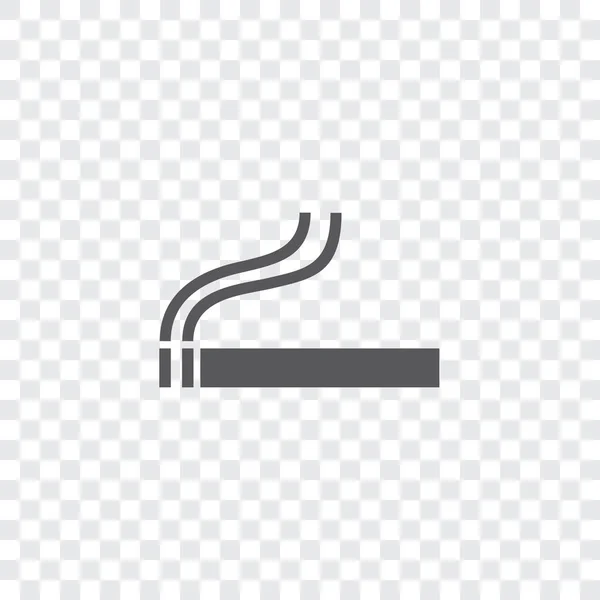 Ícone ilustrado isolado em um fundo - Cigarro — Vetor de Stock