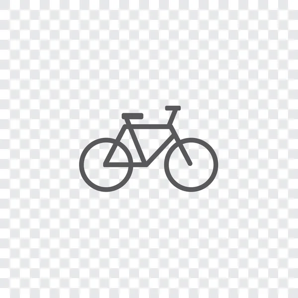 Icono ilustrado aislado sobre un fondo - Bicicleta — Archivo Imágenes Vectoriales