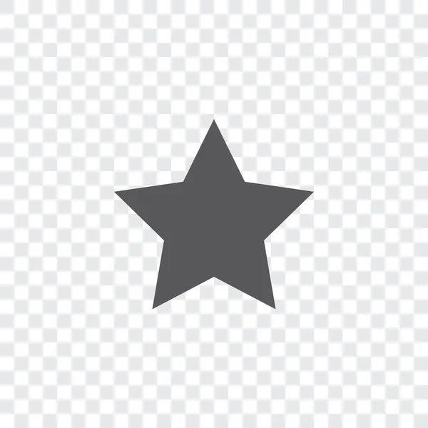 Icono ilustrado aislado sobre un fondo - 5 estrellas puntiagudas — Vector de stock