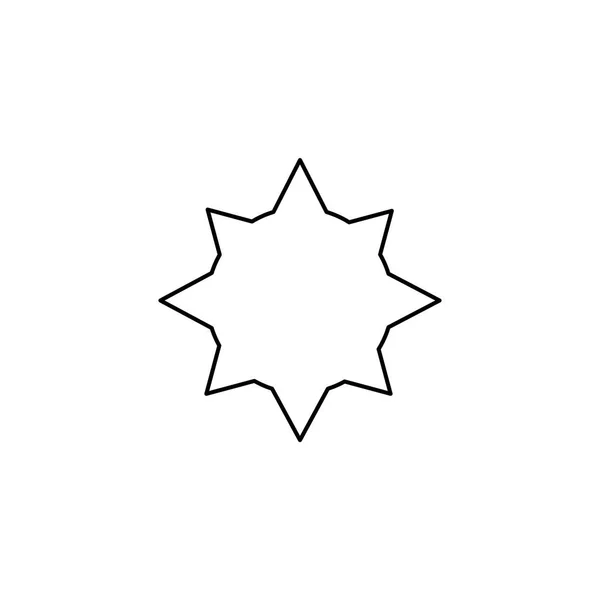 Illustrerad ikon isolerad på en bakgrund-Sunshine — Stock vektor