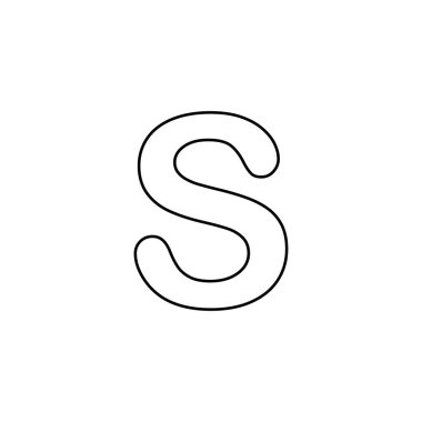 Resimli Simge Arka Planda İzole - S