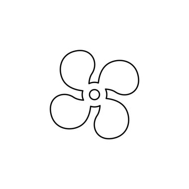 Resimli Simge Arka Planda İzole - Araba Fanı