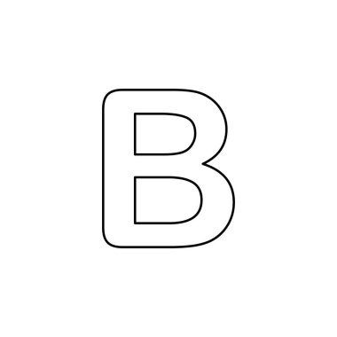 Resimli Simge Arka Planda İzole - B